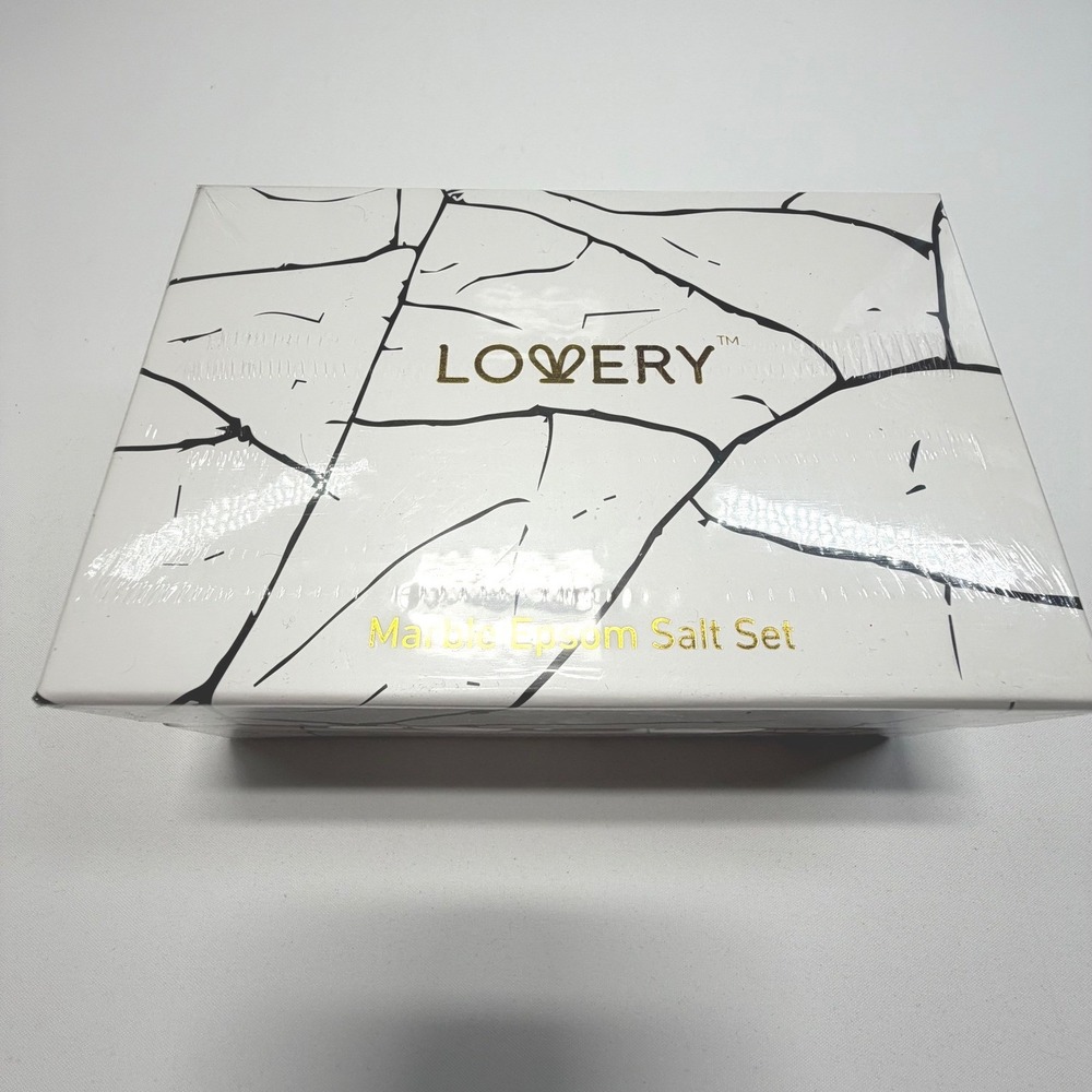 LOVERY Marble Epsom Salt Gift Set 6 Pack Aromatherapy Bath Salts New